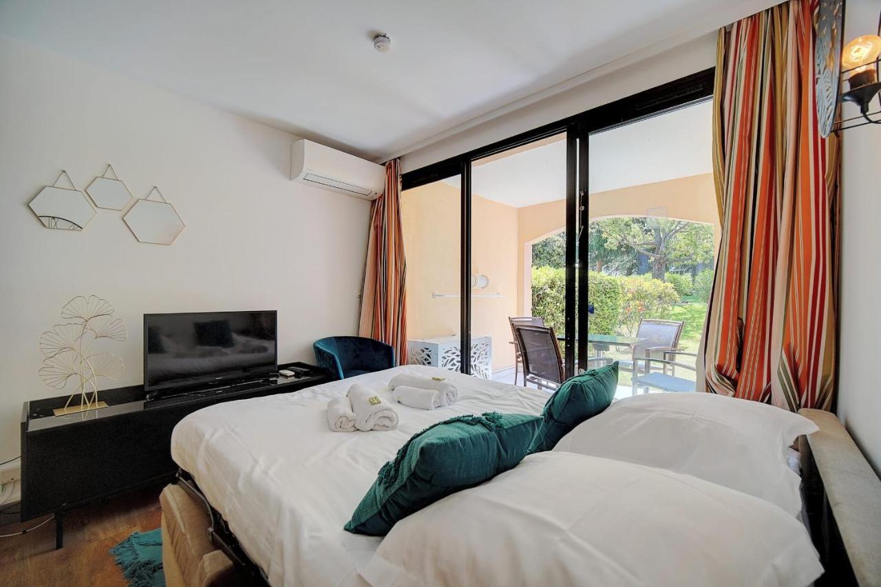 Immogroom - 2 Rooms - Renovated - Pool - Ac - Parking - Garden Cannes Exterior photo